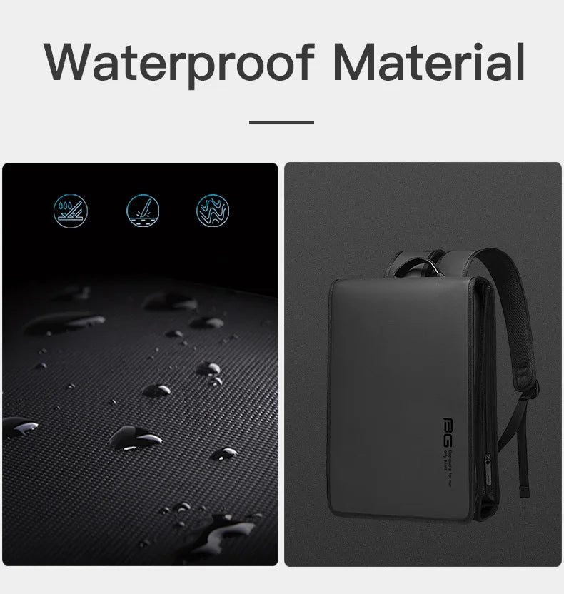 BANGE New Business Backpack Men's Anti-Theft Computer Bag Big Capacity 14.1 Inch Laptop Bagpack Men Elegant Waterproof