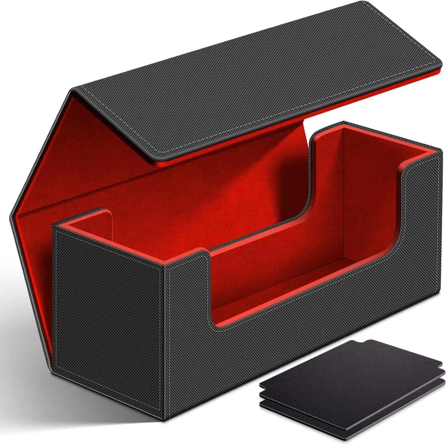 400+ Card Deck Box - Collectible Cards Storage with Magnetic Closure