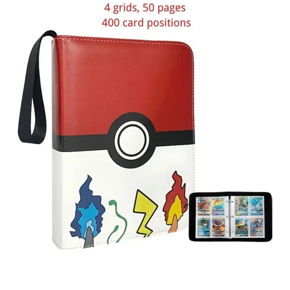 4-Pocket Trading Card Binder for KIDS- 400 Cards