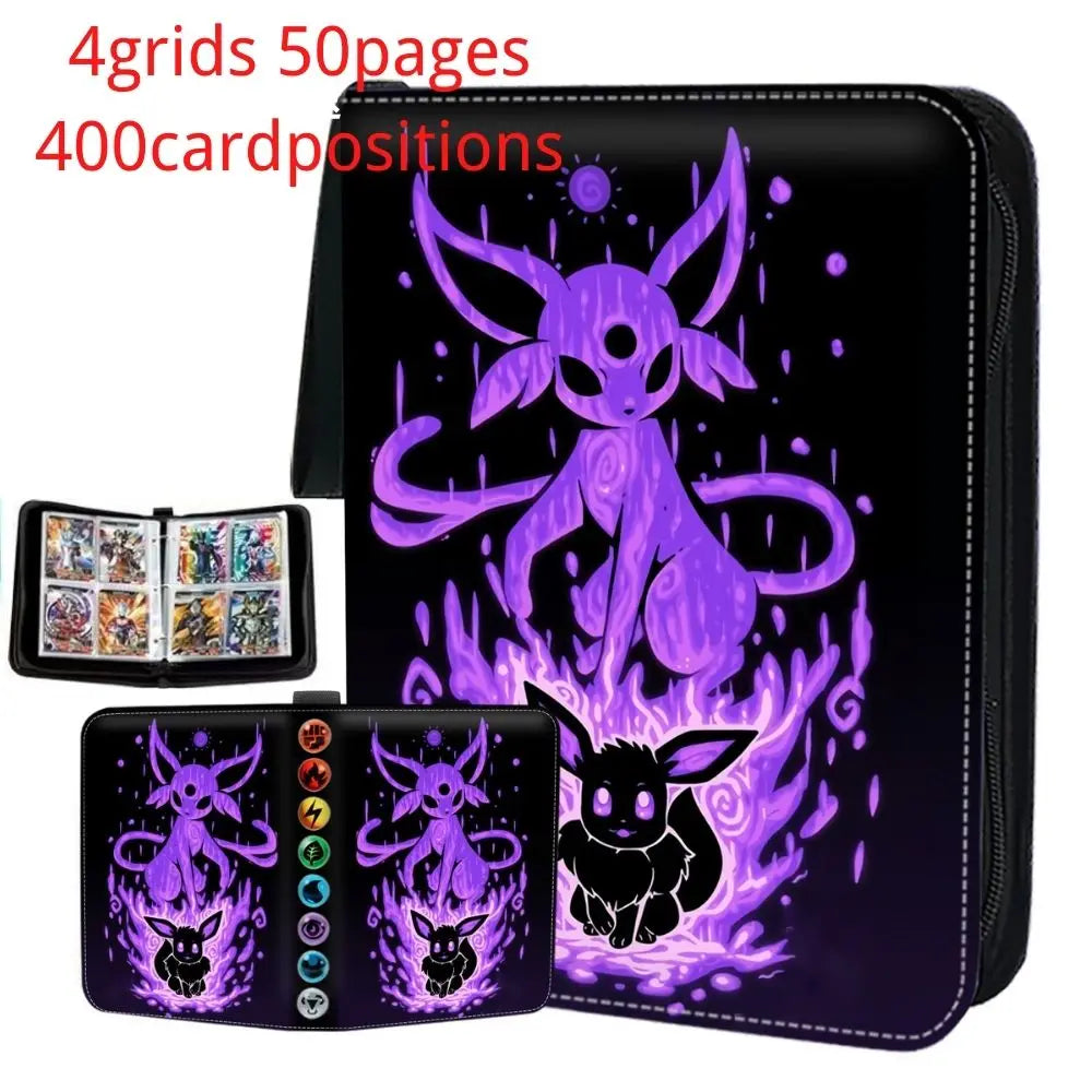 4-Pocket Trading Card Binder for KIDS- 400 Cards