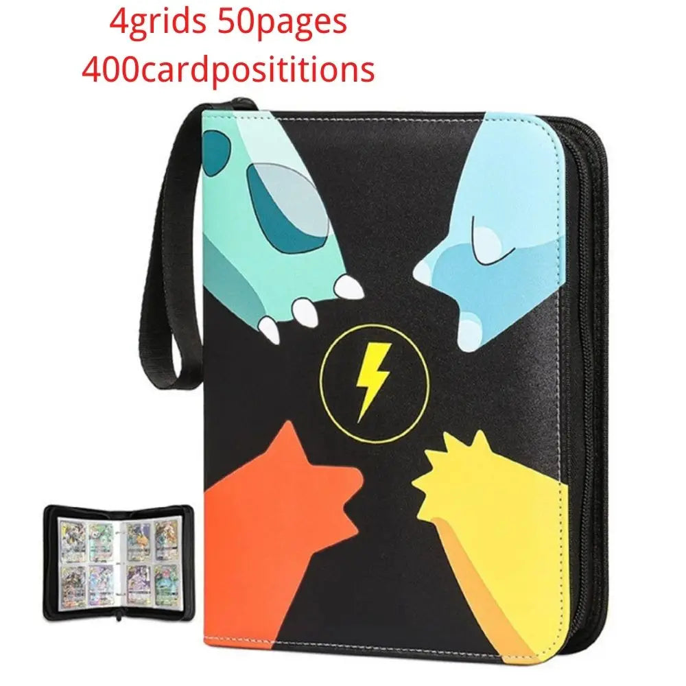 4-Pocket Trading Card Binder for KIDS- 400 Cards