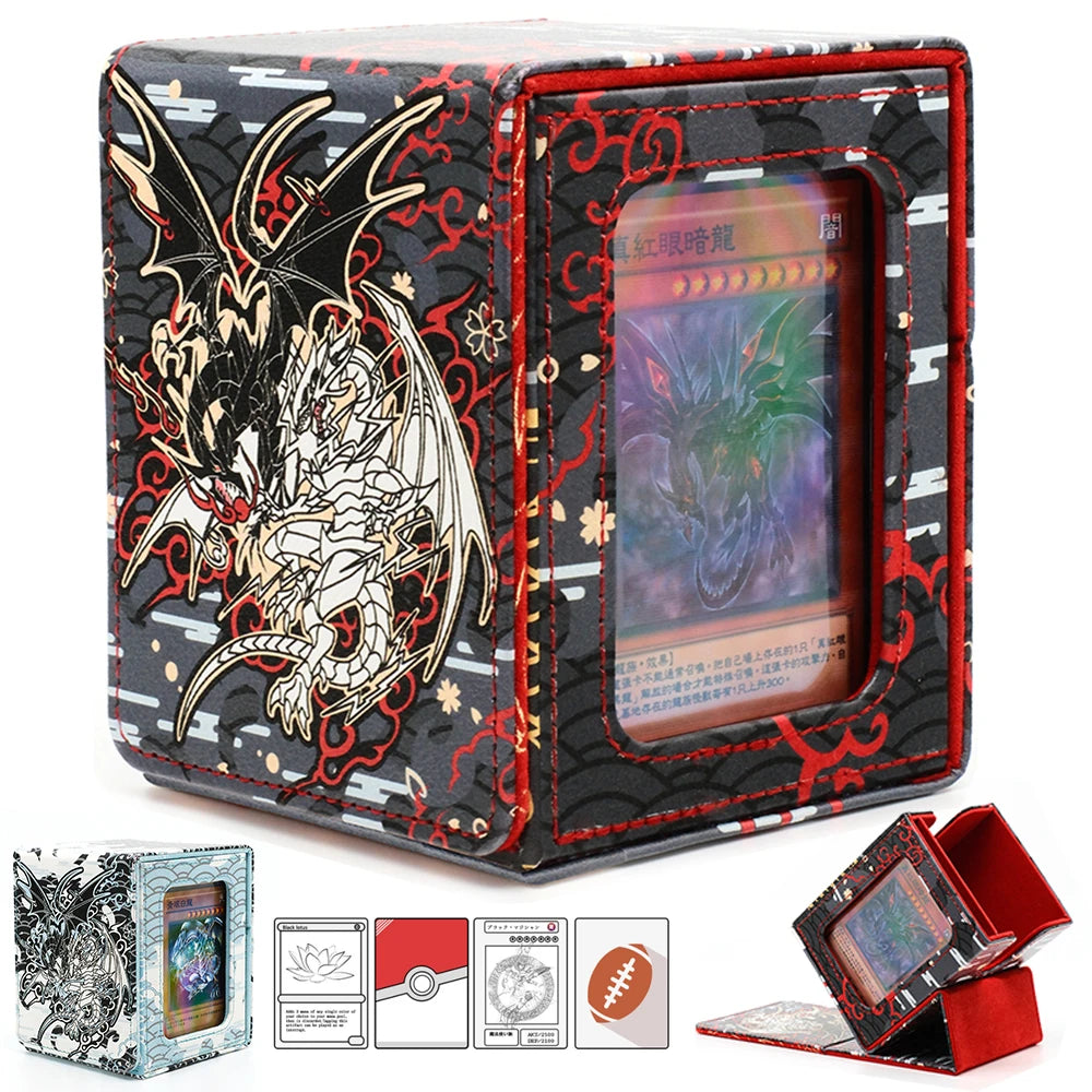 Deck Box with Dice Tray - 120+ Card Storage for TCG/CCG/OP Cards