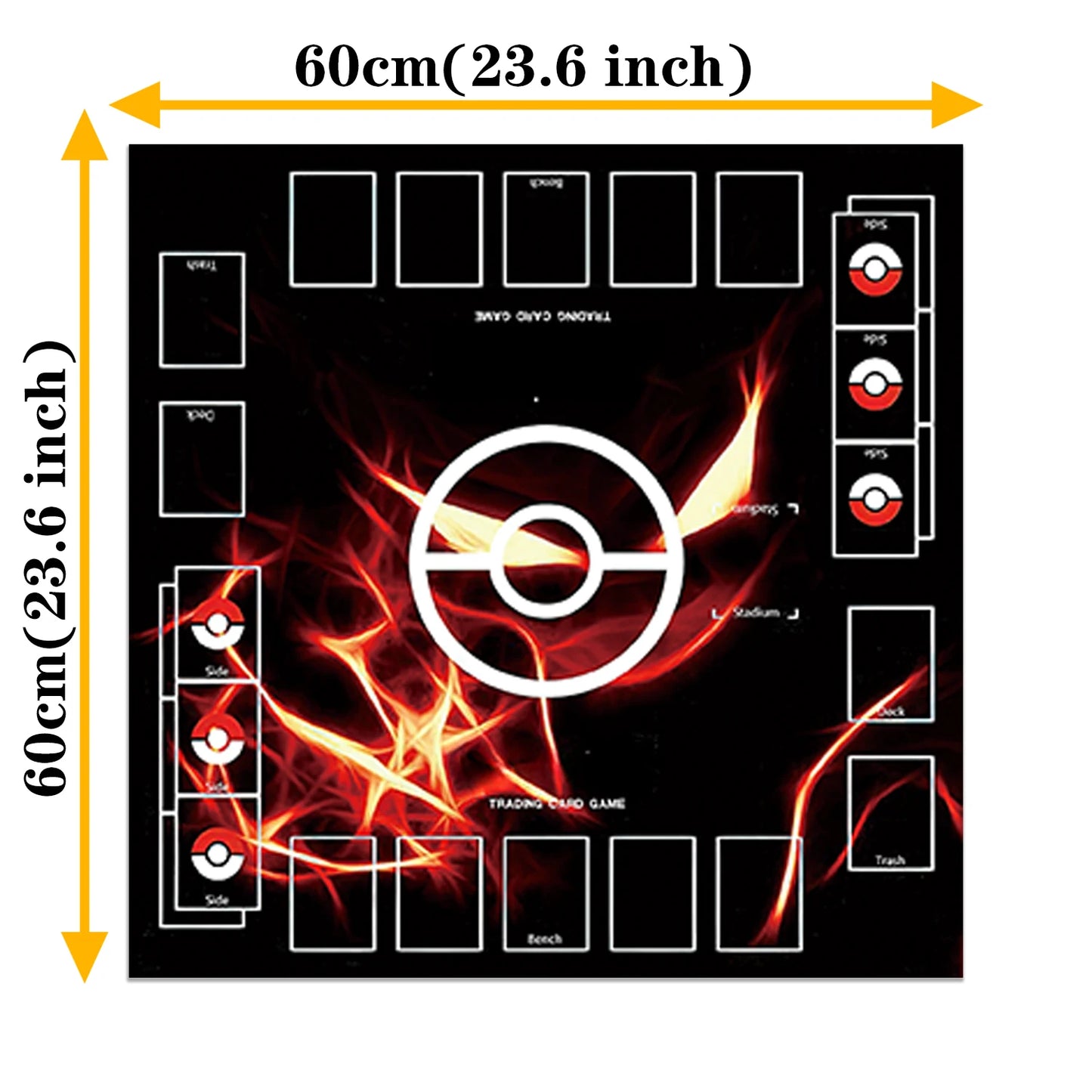 Game Battle Playmat Trading Card Mat - Dedicated Cards Play Against Table Mat