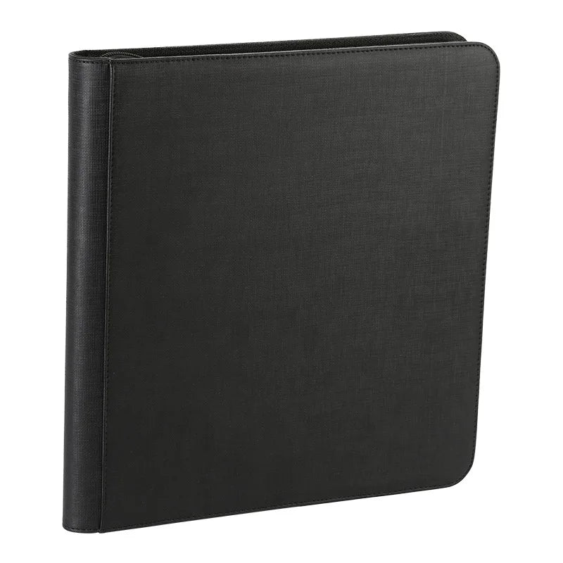 12-Pocket PU Trading Card Binder with Sleeves - Holds 480 Cards for Collectors