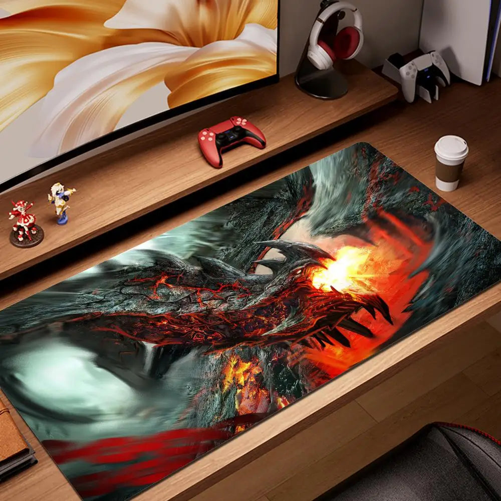 Zombie Dragon TCG Play Mat Playmat Deskmat for Gaming