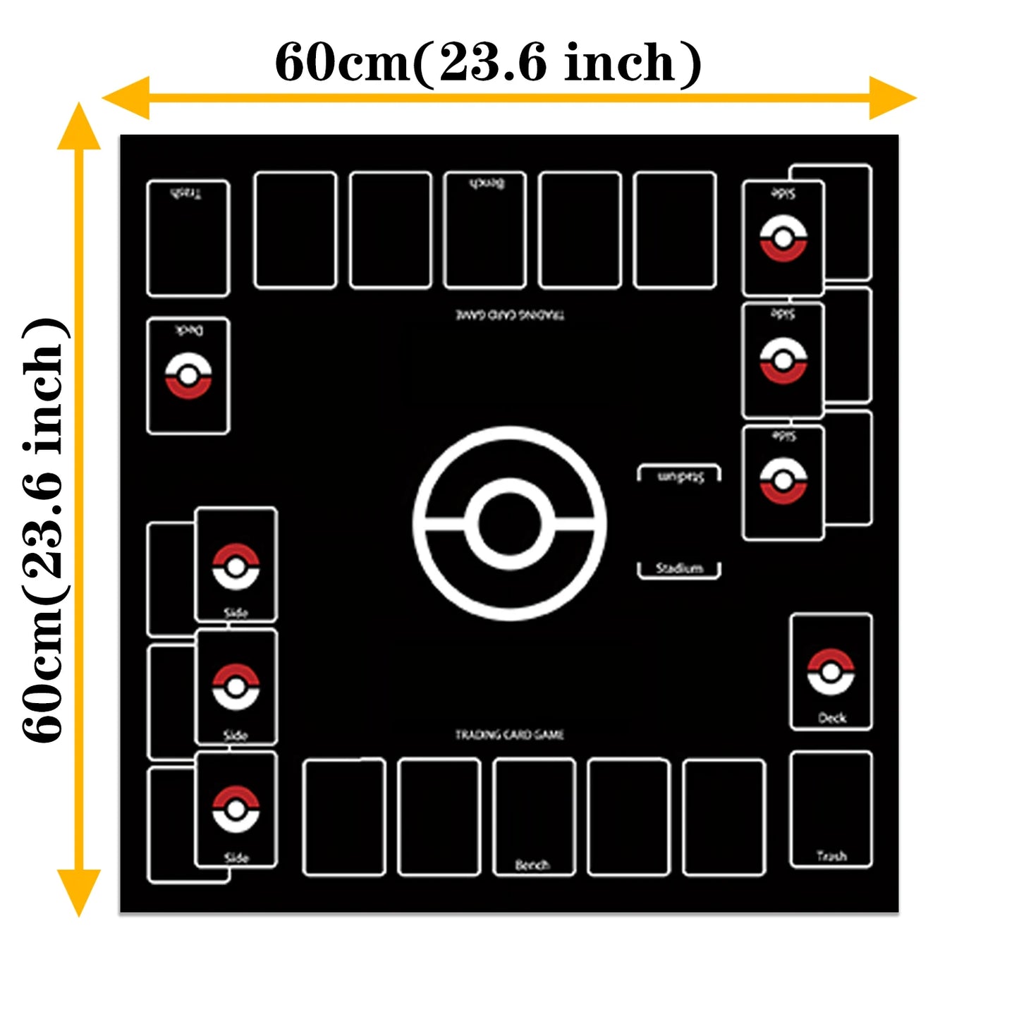 Game Battle Playmat Trading Card Mat - Dedicated Cards Play Against Table Mat