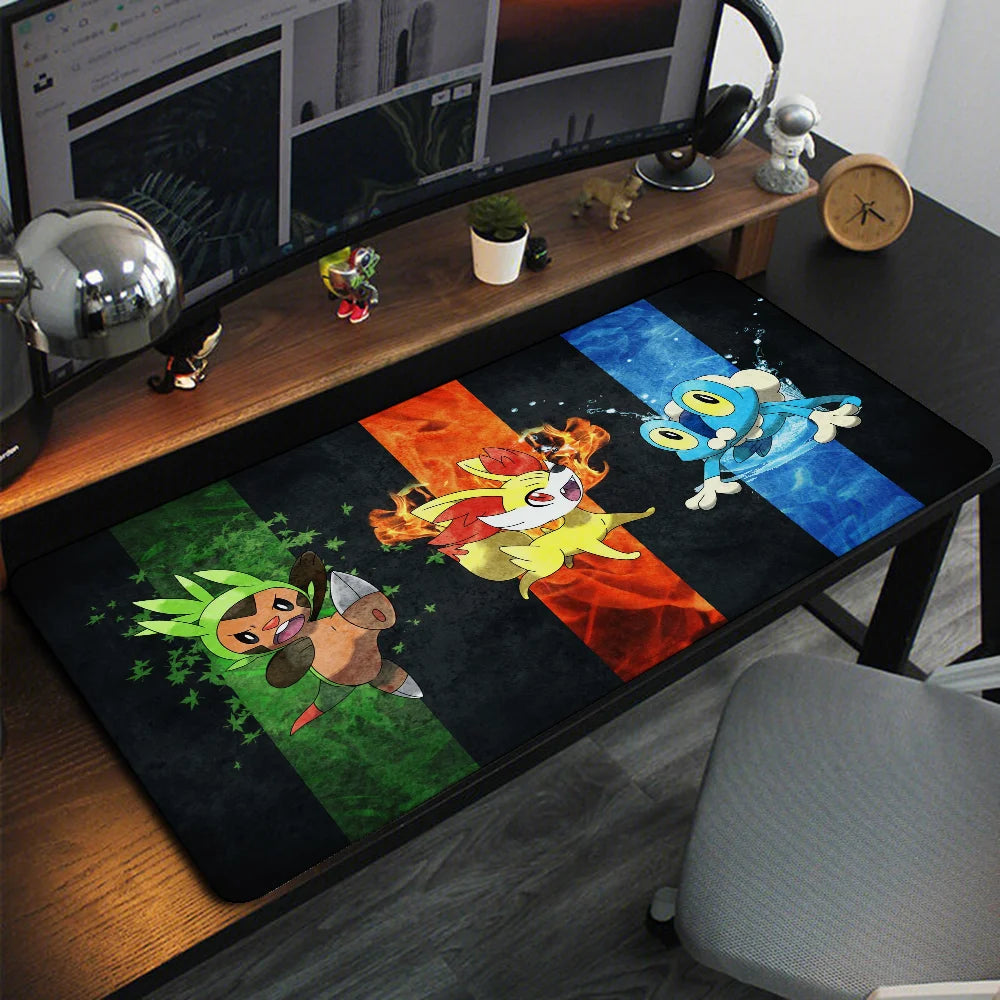 Mouse Pad Large Desk Mat-TCG Play Mat Anime Pocket Monsters