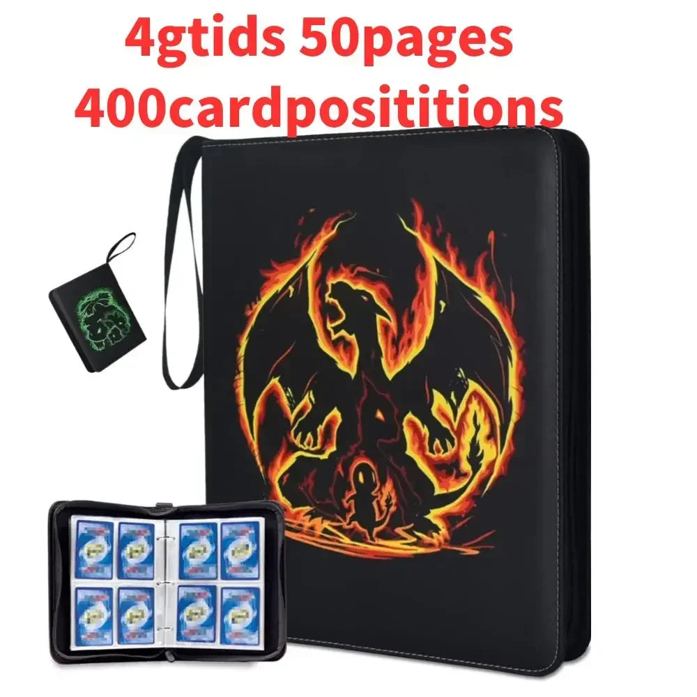 4-Pocket Trading Card Binder for KIDS- 400 Cards