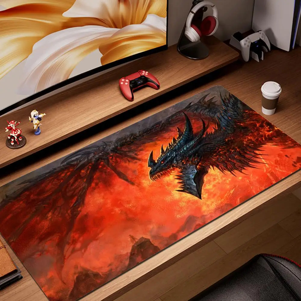 Zombie Dragon TCG Play Mat Playmat Deskmat for Gaming