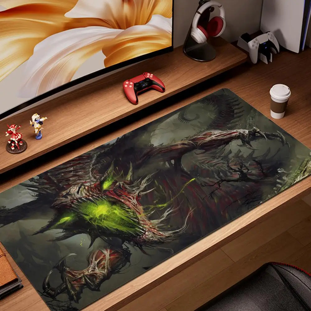 Zombie Dragon TCG Play Mat Playmat Deskmat for Gaming