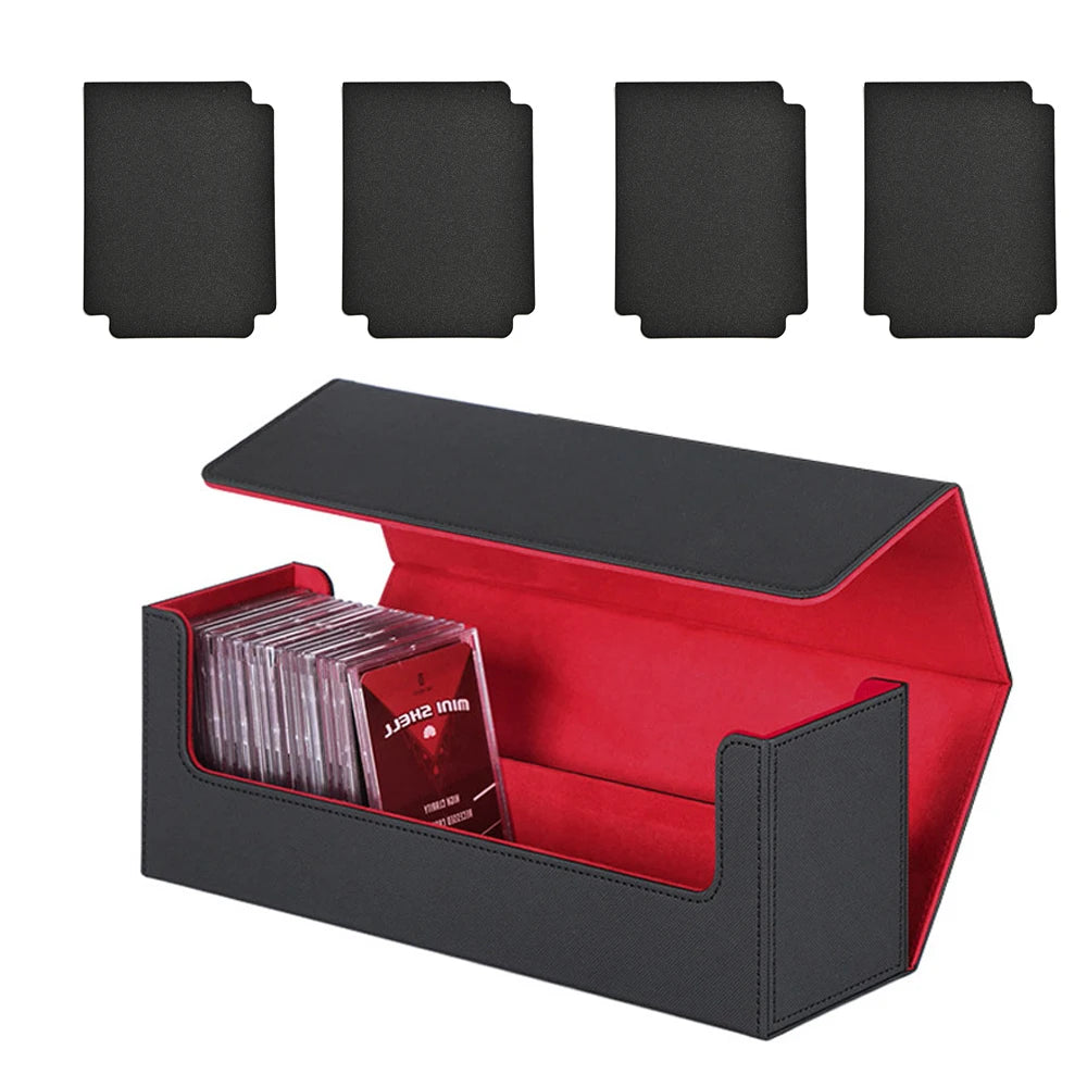 400+ Card Deck Box - Collectible Cards Storage with Magnetic Closure