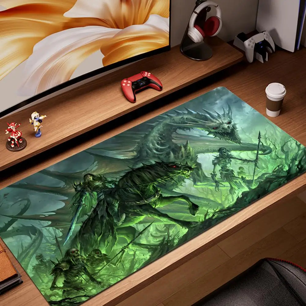 Zombie Dragon TCG Play Mat Playmat Deskmat for Gaming