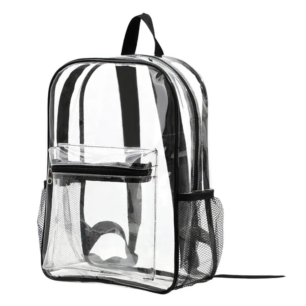 Transparent PVC Outdoor Knapsack, Travel Visible Backpack, Waterproof